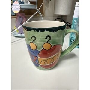 Studio 33 Christmas Ornaments Large 16oz‎ Hand Painted Mug Cup